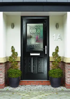 Collingwood door, pictured in Black