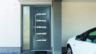 Dalton door, pictured in Slate Grey