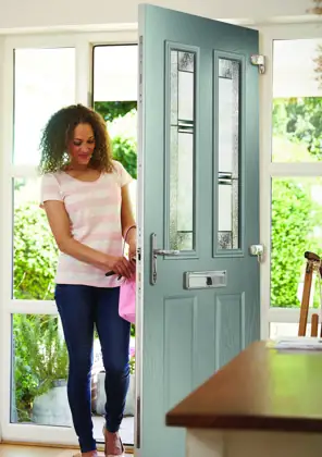 Gladstone door, pictured in Silver Grey