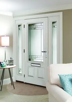 Langton door, pictured in White